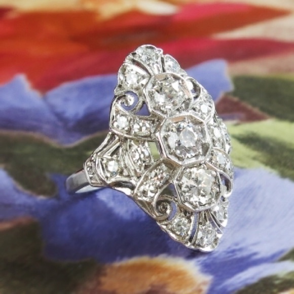 ISO!!! NOT FOR SALE!  Antique Princess/Dinner Ring - Picture 8 of 8